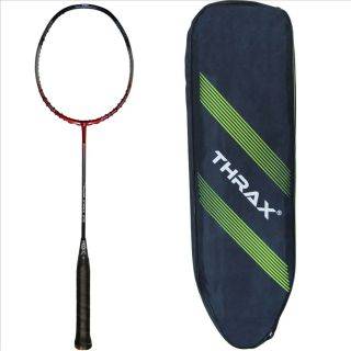 Thrax Air Strike 975 Lite 75 Gms weight 35 Lbs Tension Unstrung Badminton Racket Baseimage01