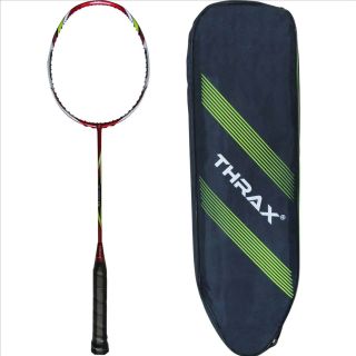 Thrax Air Strike 978 Lite 78 Gms weight 30 Lbs Tension Unstrung Badminton Racket Baseimage01