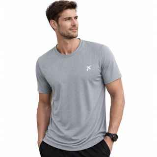 Thrax MT04 Badminton T Shirt Color Light Grey