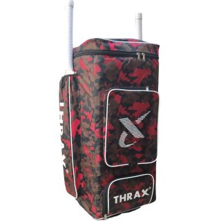 Thrax Power Pack Duffle Cricket Kit Bag Red Black Brown