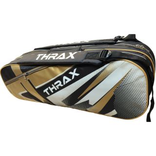 Thrax Titan Elite Badminton Kit bag Black Gold Colour