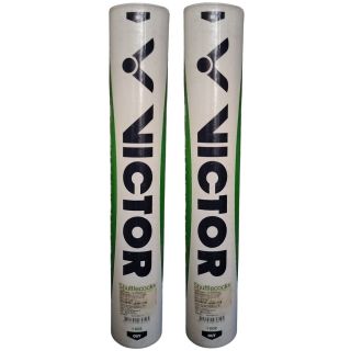 Victor Champion No 5 Badminton Suttulecocke Set Of 2