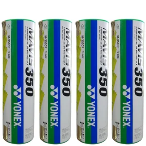 YONEX Mavis 350 | 4 Boxes -24 Nylon Shuttlecock|Green cap