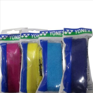 Yonex AC 402 EX Towel Badminton Grip Assorted Color Set of 5