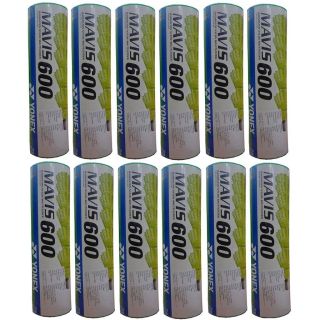 Yonex Mavis 600 Badminton Shuttlecock 12 Boxes