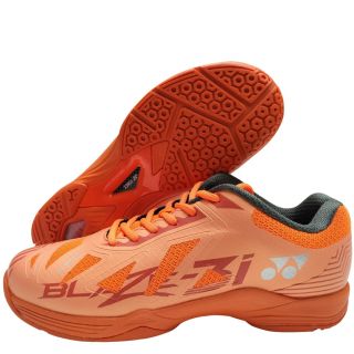 Yones Blaze -3i Badminton Shoes Colour Hyper Orange Midnight Turquoise
