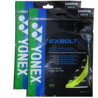 Yonex Exbolt 65 Badminton String Set of 2