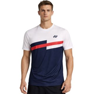 Yonex RM-H036-2869-EASY4-S Badminton T-shirt Mens Round Neck Navy Peony Colour Large Size