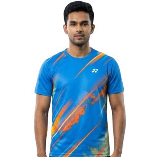 Yonex RM-H036-2877-EASY-S Badminton T-Shirt Round Neck Easy Tee 4 French Blue Large Size