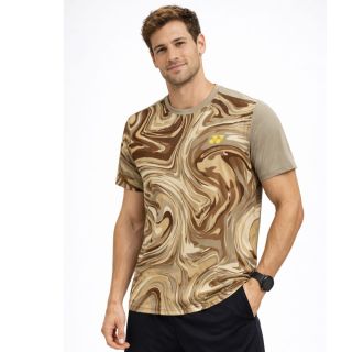 Yonex RM-S092-2966-ESST3-S Satellite Colour Round Neck Tee Badminton T Shirt (Medium Size)