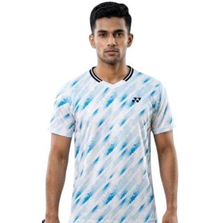 Yonex RM-S092-2996-CC8-S Badminton T-Shirt V-Neck Tee CC8 White Colour Large Size