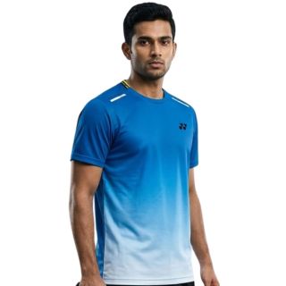Yonex RM-S092-2998-CC8-S Badminton T-Shirt Ibiza Blue Colour Large Size