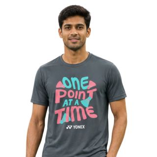 Yonex RM-S092-3047-Easy5-S Badminton T-shirt Poppy Seed Colour Large Size