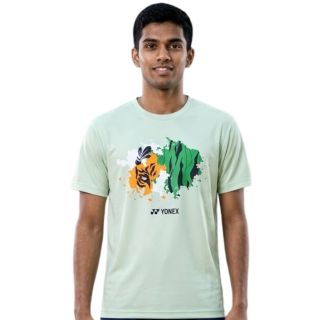 Yonex RM-S092-3368-INDOPN26-S Badminton T-shirt Colour Laurel Green Large Size