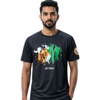 Yonex RM-S092-3368-INDOPN26-S Badminton T-shirt Jet Black Colour Large Size