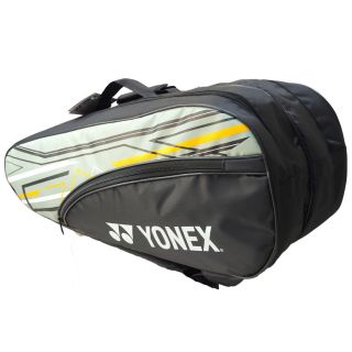 Yonex Sunar 24025 BT5 Badminton Kit Bag Black Gray Dark Yellow