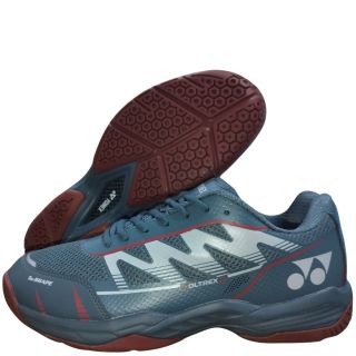 Yonex VOLTREX-2 Badminton Shoes Storm Grey Tibetan Red Colour