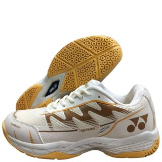 Yonex VOLTREX-2 Badminton Shoes Vanilla White & Ceylon Yellow Colour