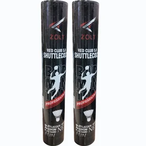 Zolt Red Club 5.0 Badminton shuttlecock Set of 2