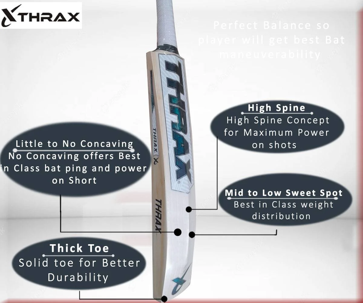 Thrax Platinum Super Players Grade A English Willow Cricket Bat Thrax Platinum Super Players Grade A English Willow Cricket Bat