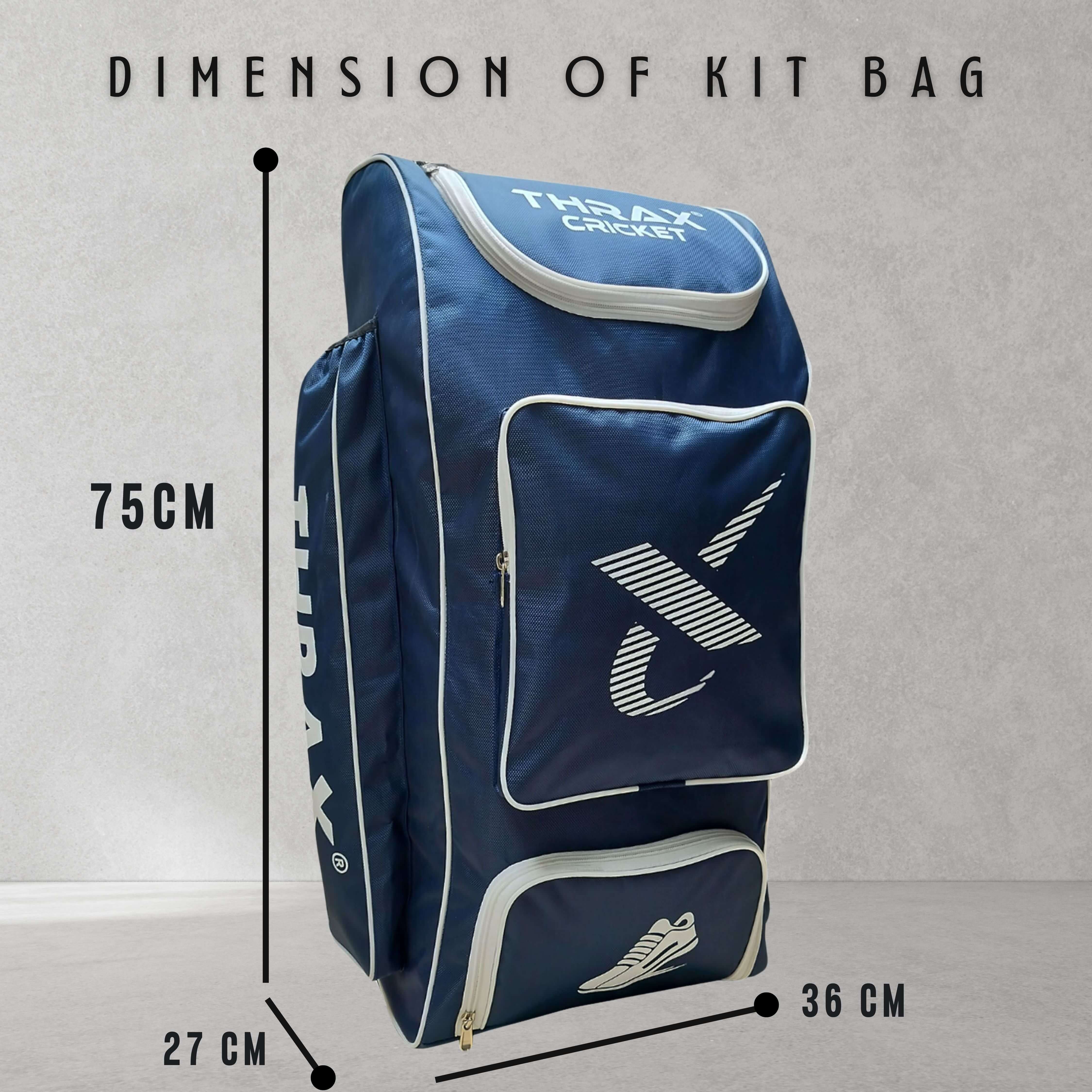 Buy Thrax dragon Duffle Wheel Cricket kit bag Online in India at