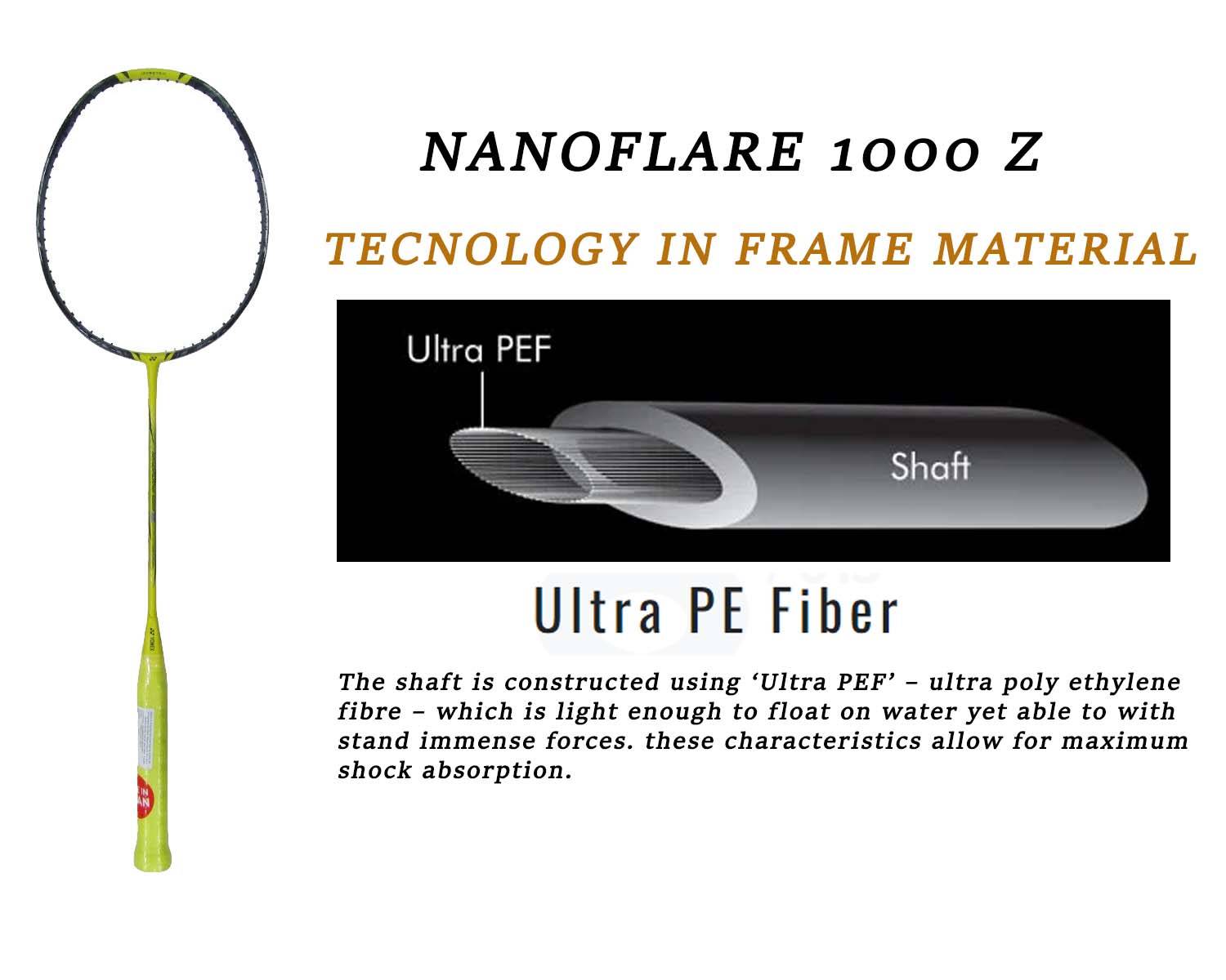 Yonex NANOFLARE 1000 Z Badminton Racket