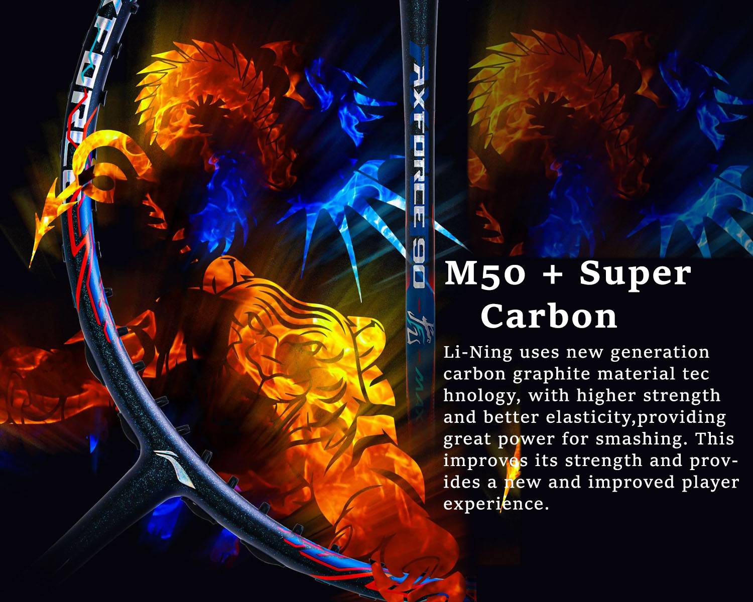 Li Ning AXForce 90 Dragon Max Badminton Racket