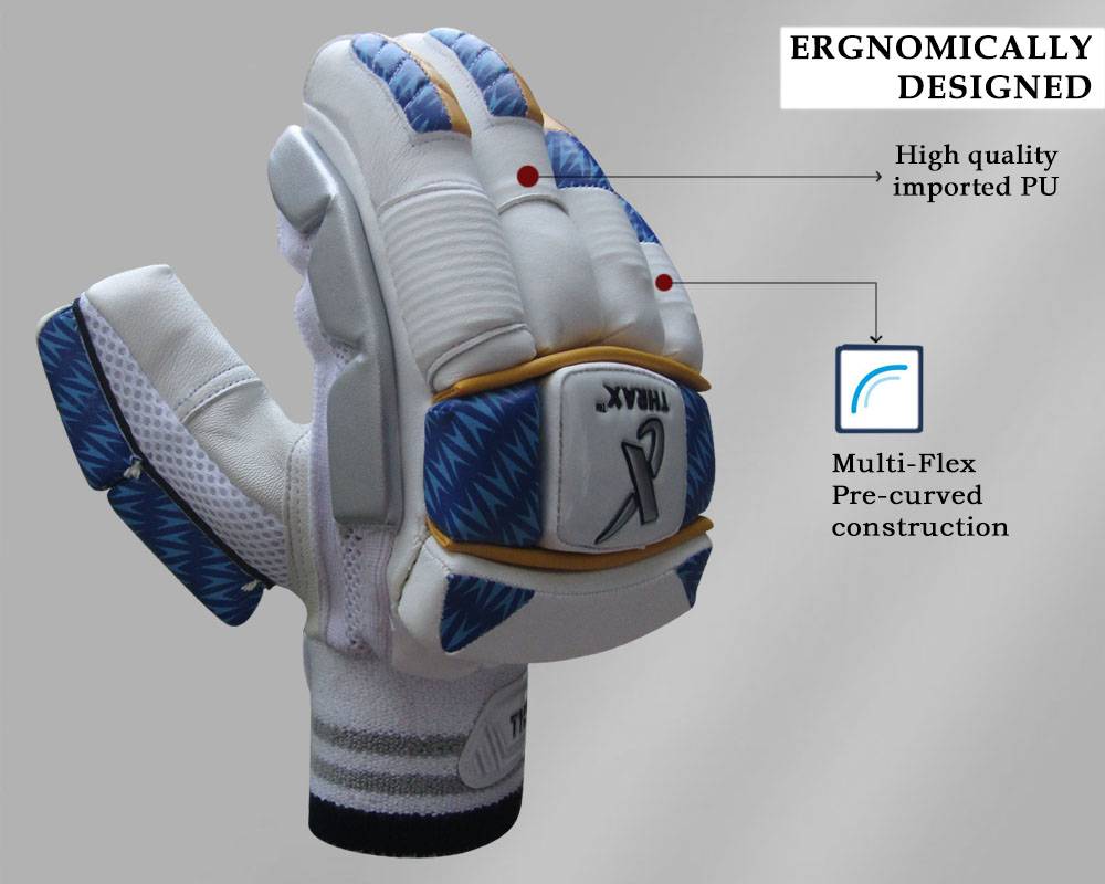 Thrax Flicker players Cricket Batting Gloves Standard Size Right Hand