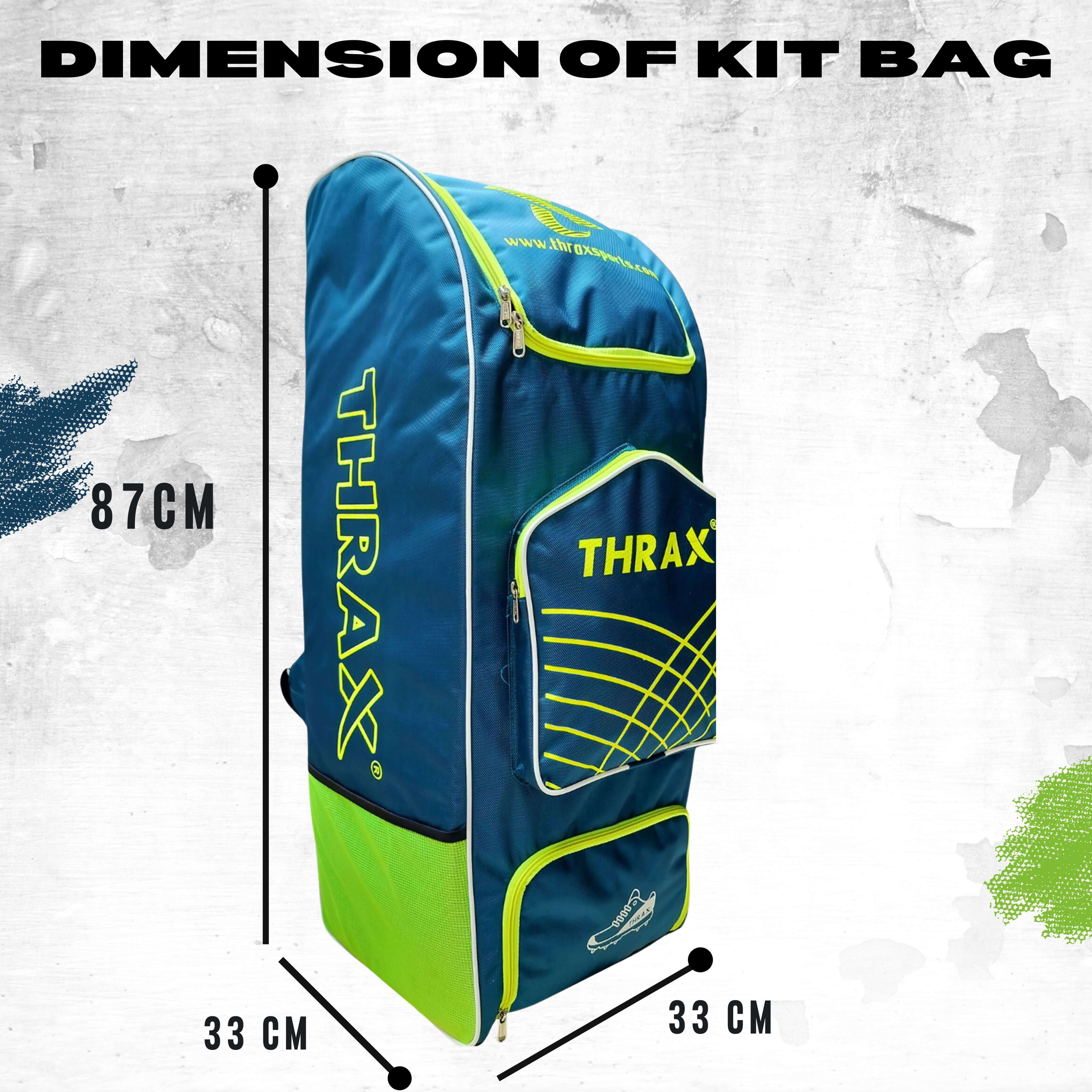 Buy Thrax Velocity Cricket Kit Bag Online in India at Best Price