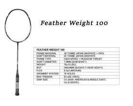 Comparison of Apacs Feather weight series Badminton Rackets