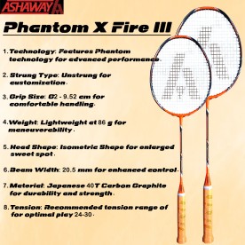 Ashaway phantom x fire 3