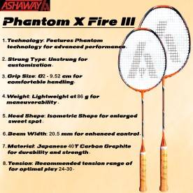 Ashaway phantom x fire 3