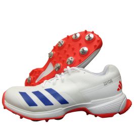 Buy Adidas 22 YDS Spike Cricket Shoe FTWWHT/LUCBLUE/SOLRED Online