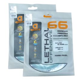 Buy Apacs Lethel 66 Offensive Badminton Racket String Set of 2 at