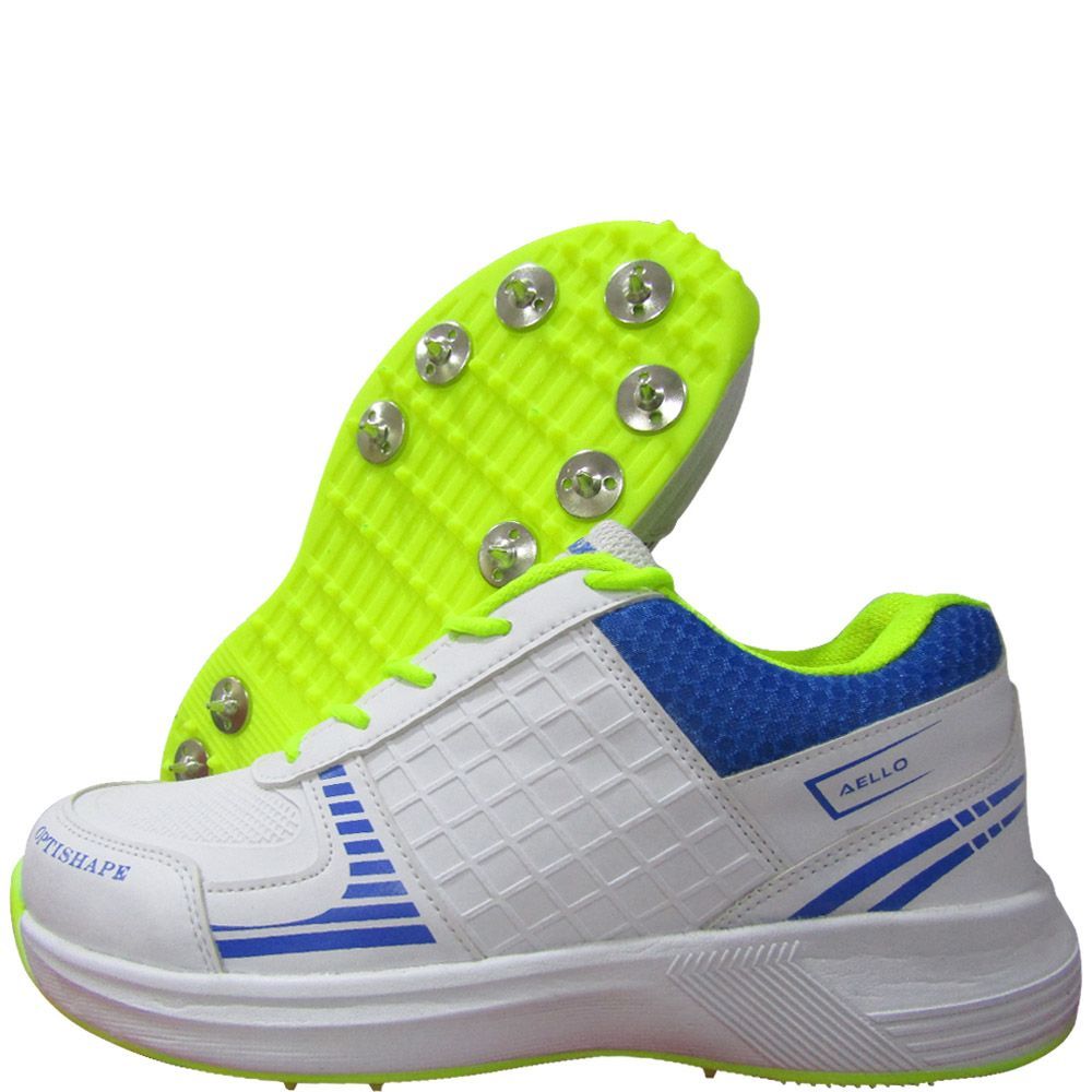 Buy Hitmax Sports Extreme Rubber Spikes Cricket Shoes for Men  WhiteOrange Online at Best Prices in India  JioMart