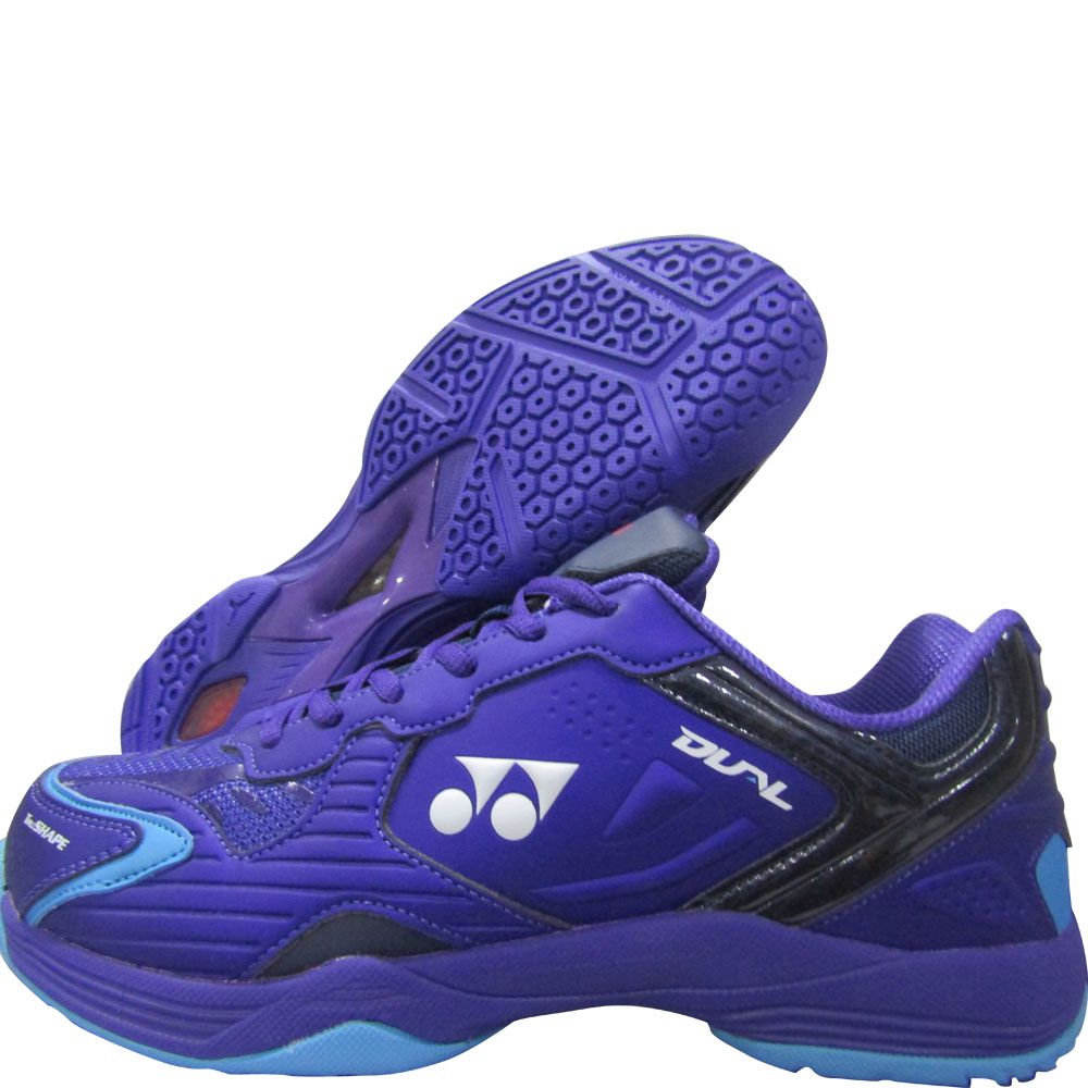Yonex DUAL Badminton Shoes White Purple Velvet Bright Orchid