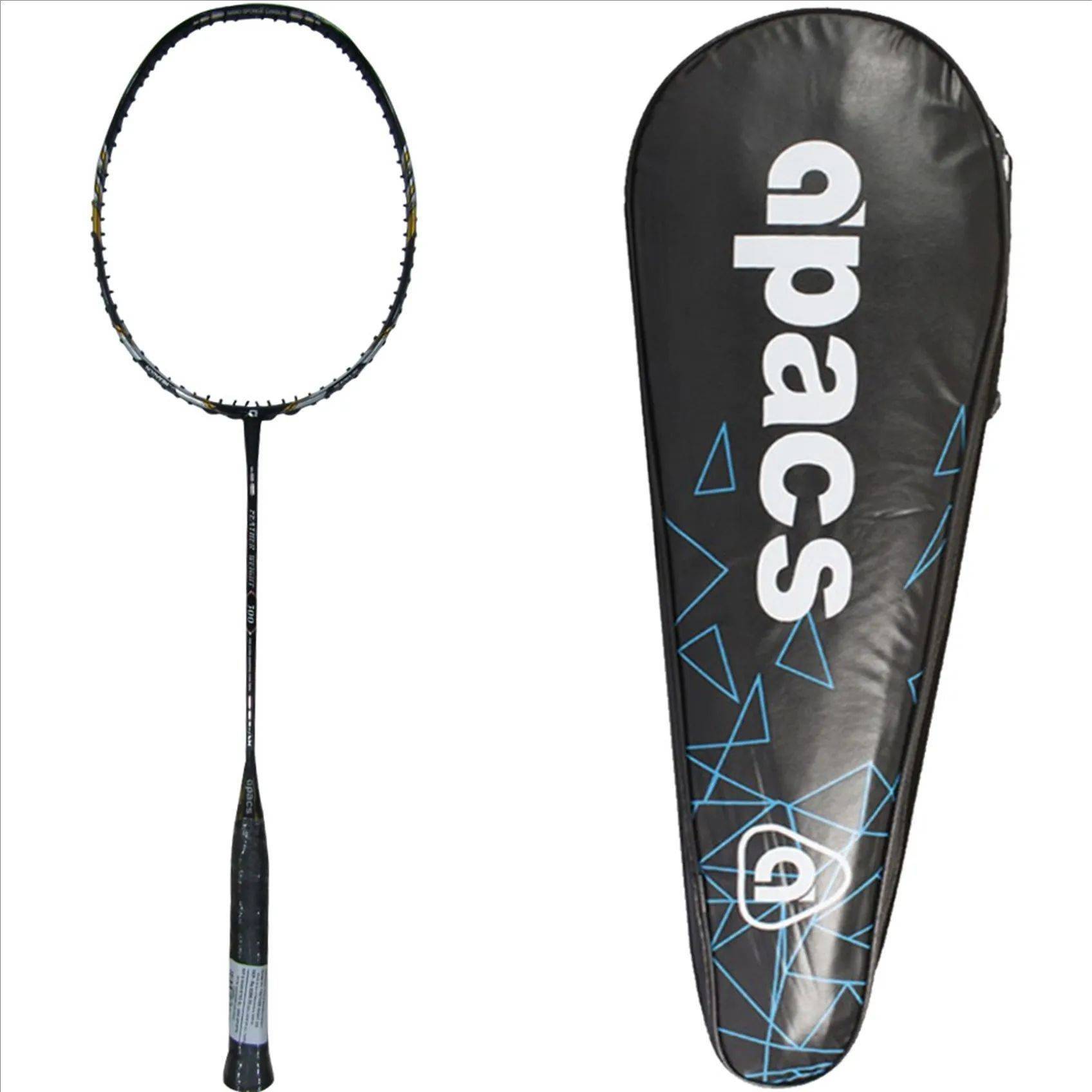 mako♪  apacs Feather Weight 300＋張上げ Apacs Feather Weight 300 Badminton Racket (6U)