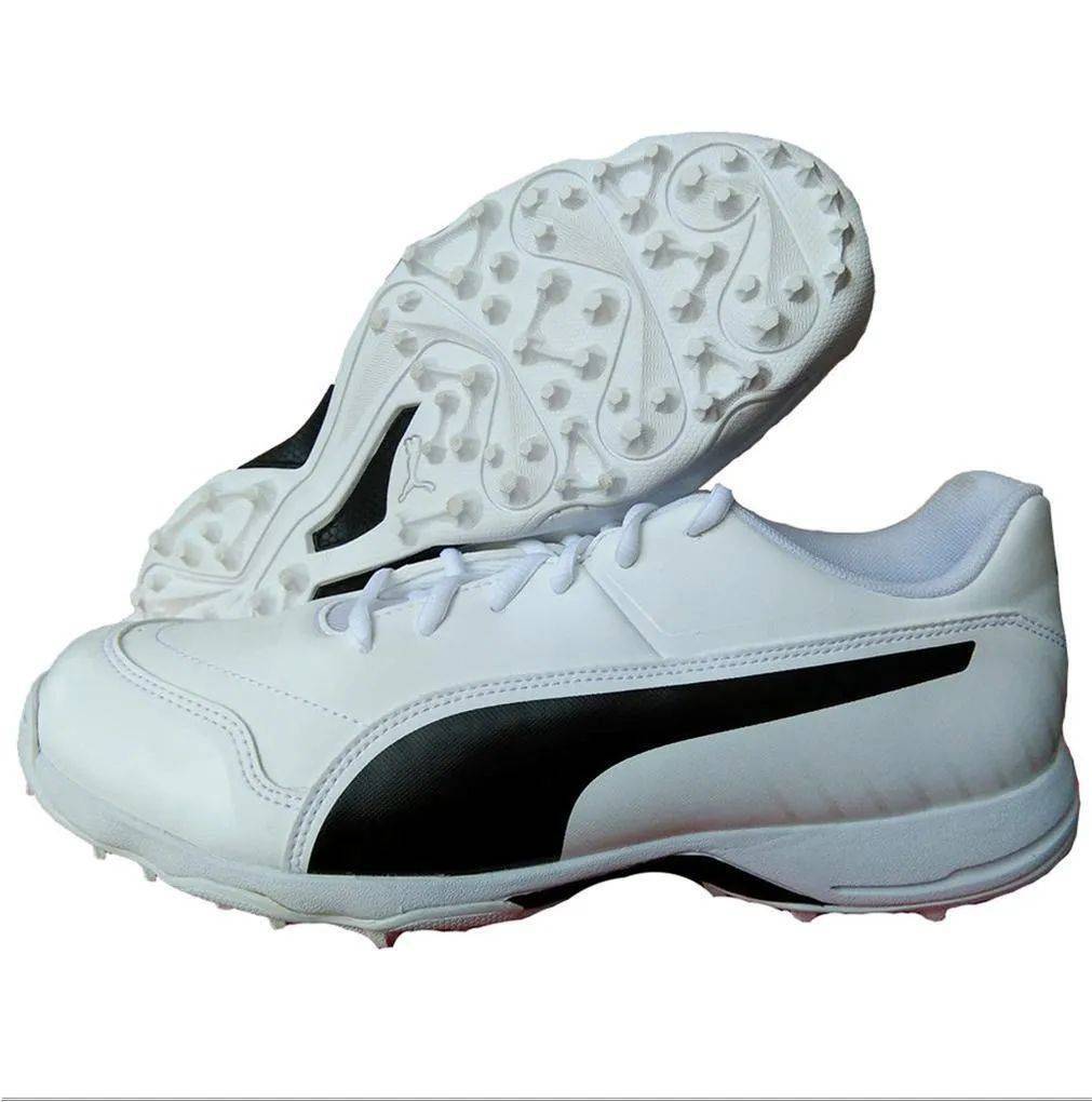 Puma EvoSpeed one 8 R Cricket Shoes White and Black Buy Puma