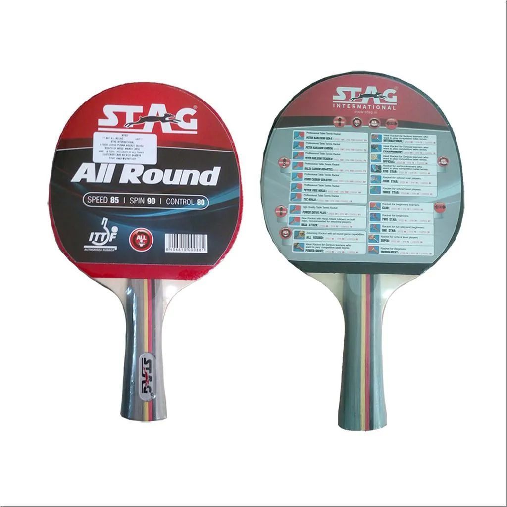 Stag Sports - Best Table Tennis Equipment, table tennis rackets, table