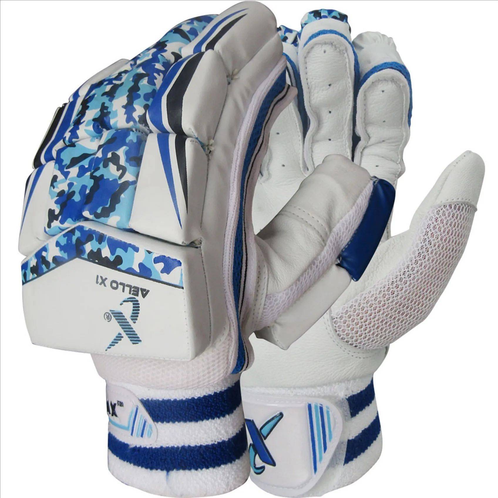 Batting gloves best sale blue