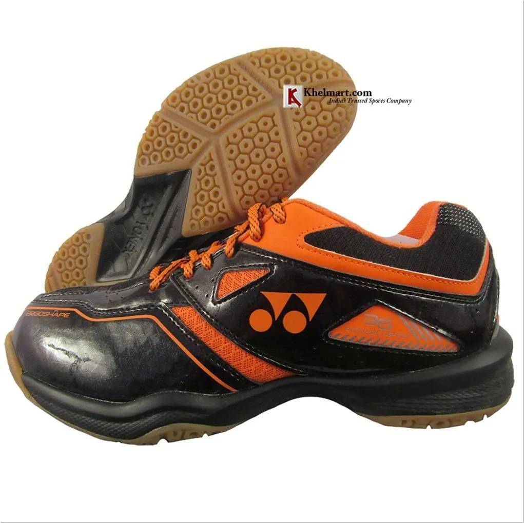 Yonex Power Cushion SHB 36 EX Black Orange Badminton Shoes Buy Yonex Power Cushion SHB 36 EX Black Orange Badminton Shoes Online at Lowest Prices in India khelmart