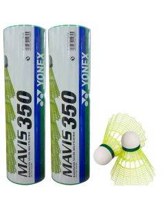 YONEX Mavis 350 | 2 Boxes -12 Nylon Shuttlecock|Green cap