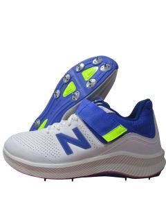 New Balance CK4040 W5 Spike Cricket Shoes White Blue