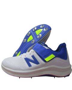 New Balance CK4040 W5 Spike Cricket Shoes White Blue