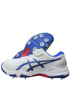 Asics gel speed Menace FF Spike Cricket Shoes White Tuna Blue 