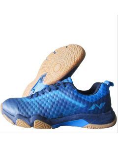 Nivia Power Strike 2.0 Badminton Shoes Blue Black Baseimage01