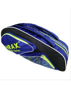Thrax Astra Series Badminton Kit Bag Black Blue and Lime Baseimage01