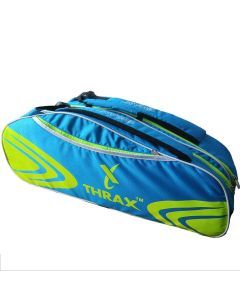 Thrax MX 01 Badminton Kit Bag Sky Blue and Lime