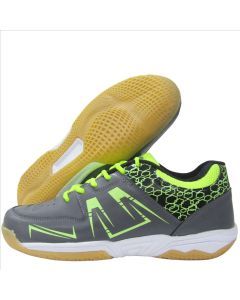 Thrax Court Power 777 Badminton Shoes Gray Lime Baseimage01