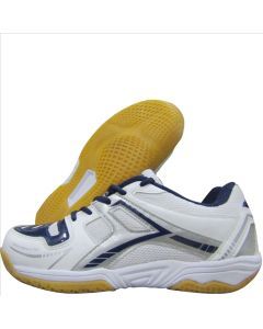 Thrax Court Power 005 Badminton Shoes White Silver Navy  Baseimage01